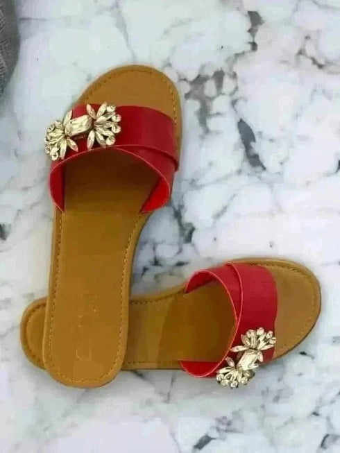 Red Brooch Flats - cunei